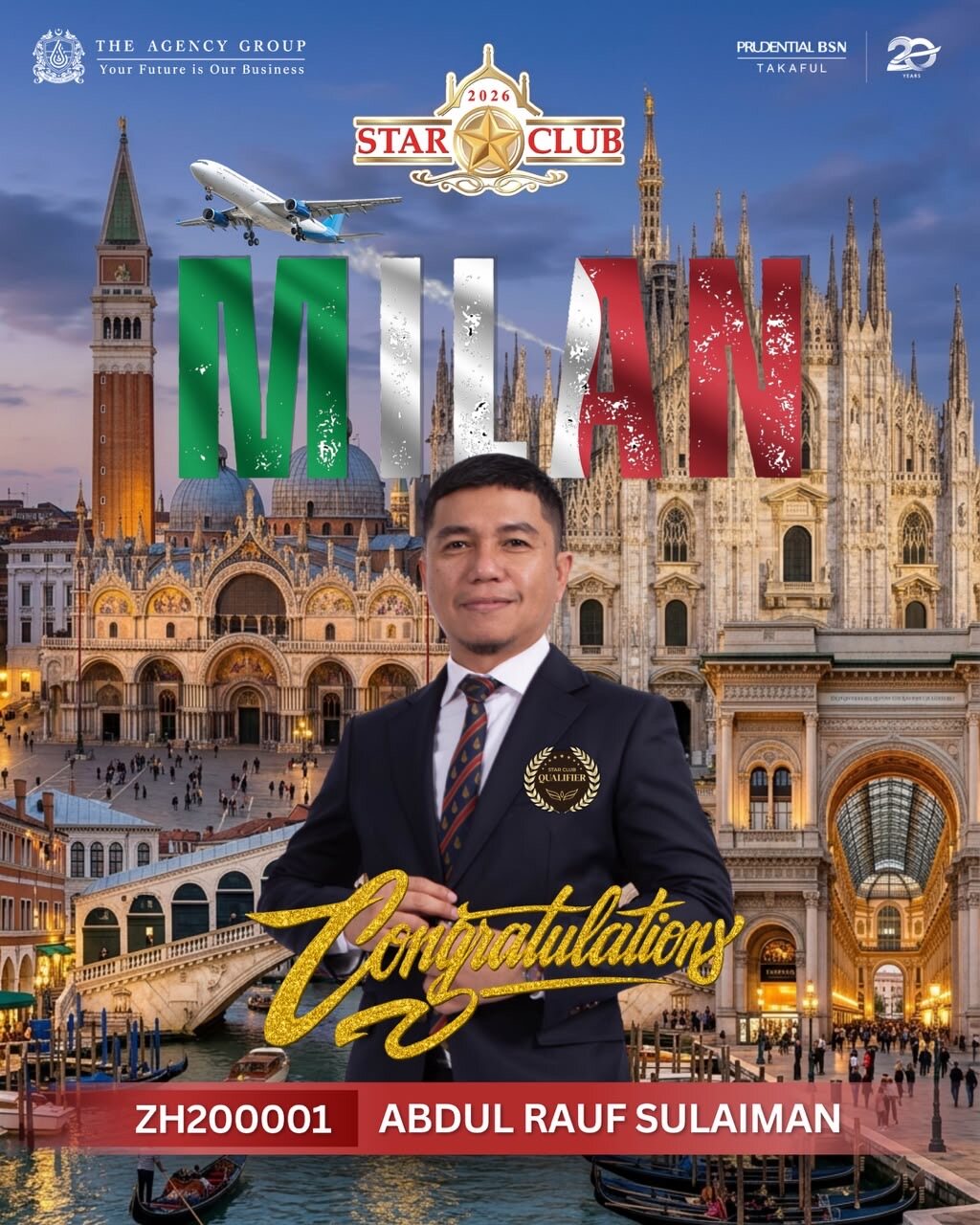 Abdul Rauf, Star Club Milan 2026 qualifier